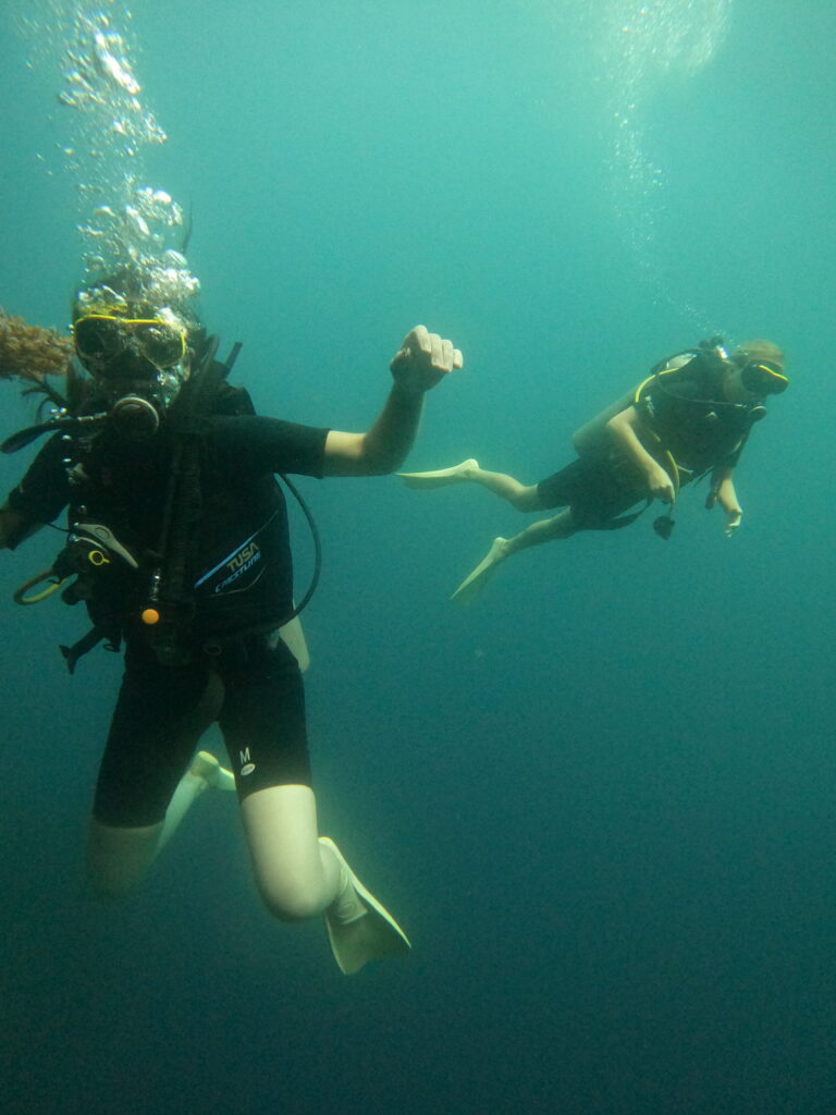 PADI Rescue Diver training session in Menjangan Island with Sunrise Dive Bali